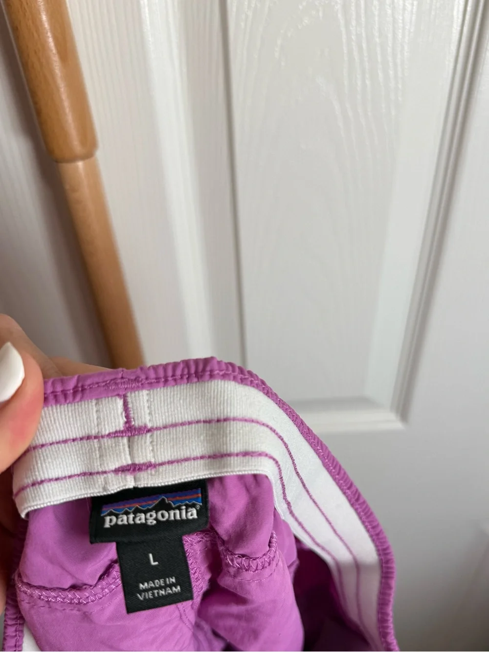 Patagonia Purple Shorts Kids Girls Size Large